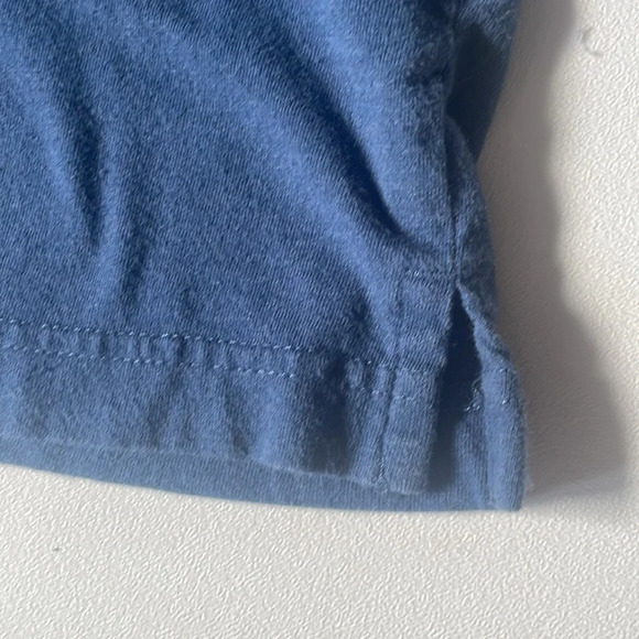 Men's Longtail T Relaxed Fit SS Henley with Pocket blue size L - Picture 4 of 7